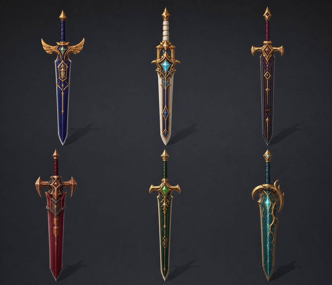 Sword concepts of the Reach